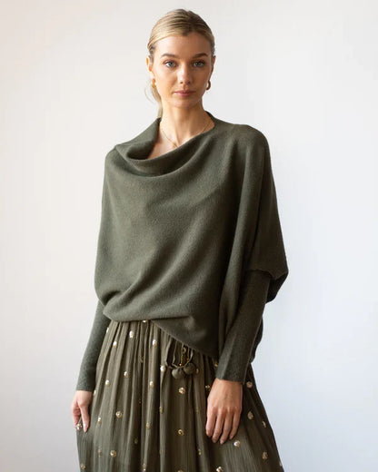 🔥LAST DAY 50% OFF🔥 Asymmetric Draped Jumper